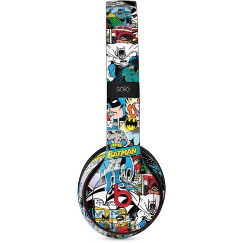 DC Comics Batman Vintage Pose Collage Art Beats Solo 3 Wireless Skin