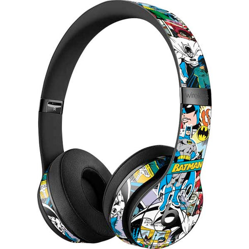 DC Comics Batman Vintage Pose Collage Art Beats Solo 3 Wireless Skin