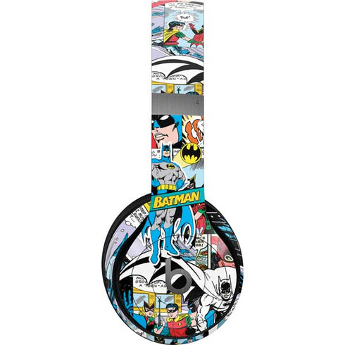 DC Comics Batman Vintage Pose Collage Art Beats Solo 4 Wireless Headphones Skin