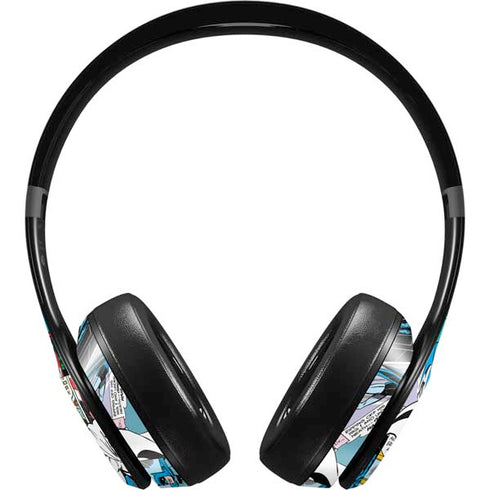 DC Comics Batman Vintage Pose Collage Art Beats Solo 4 Wireless Headphones Skin