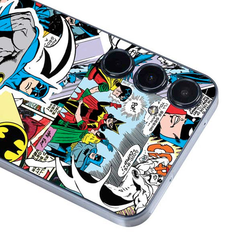 DC Comics Batman Vintage Pose Collage Art Galaxy A55 5G Skin