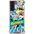 DC Comics Batman Vintage Pose Collage Art Galaxy S22 Clear Case