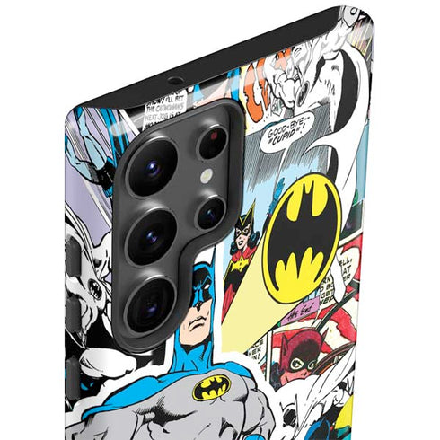 DC Comics Batman Vintage Pose Collage Art Galaxy S23 Ultra Pro Case