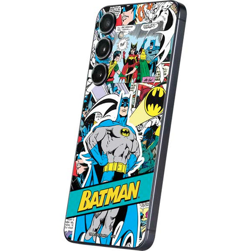 DC Comics Batman Vintage Pose Collage Art Galaxy S25 Skin