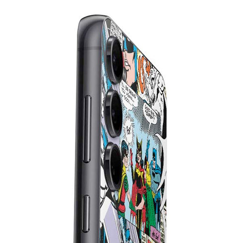 DC Comics Batman Vintage Pose Collage Art Galaxy S25 Skin