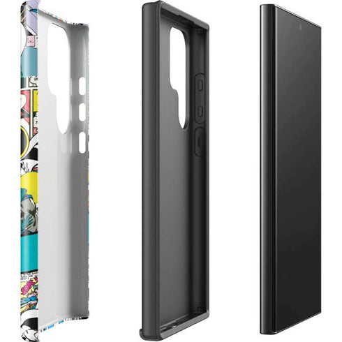 DC Comics Batman Vintage Pose Collage Art Galaxy S25 Ultra Impact Case
