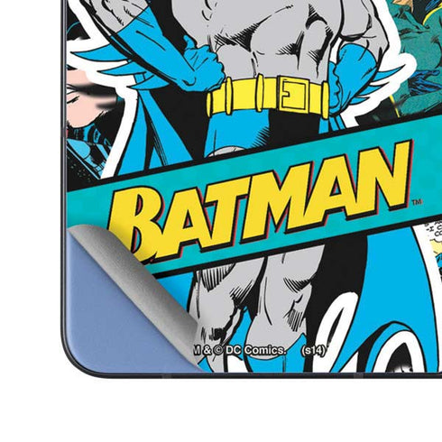 DC Comics Batman Vintage Pose Collage Art Galaxy Z Fold5 5G Skin