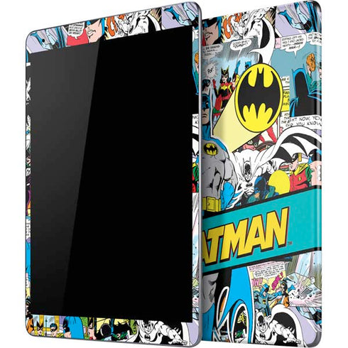 DC Comics Batman Vintage Pose Collage Art iPad Skins