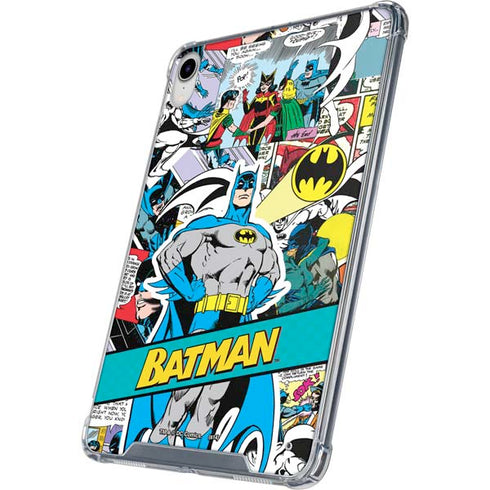 DC Comics Batman Vintage Pose Collage Art iPad 11th Gen (2025) Clear Case