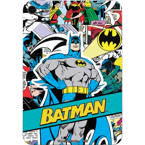 DC Comics Batman Vintage Pose Collage Art Apple iPad Mini Skin