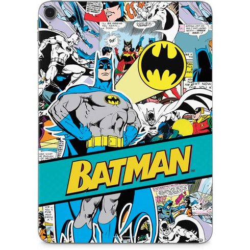 DC Comics Batman Vintage Pose Collage Art Apple iPad Pro Skin