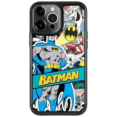 DC Comics Batman Vintage Pose Collage Art iPhone Cases