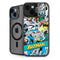 DC Comics Batman Vintage Pose Collage Art iPhone 14 Plus Kickstand Case