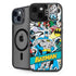 DC Comics Batman Vintage Pose Collage Art iPhone 14 Plus Kickstand Case