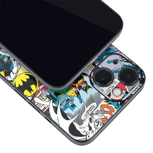 DC Comics Batman Vintage Pose Collage Art iPhone 15 Skin