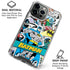 DC Comics Batman Vintage Pose Collage Art iPhone 16 Pro Max Clear Case