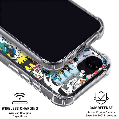 DC Comics Batman Vintage Pose Collage Art iPhone 16e MagSafe Case