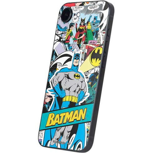 DC Comics Batman Vintage Pose Collage Art iPhone 16e Skin
