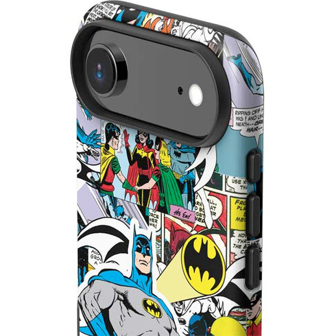 DC Comics Batman Vintage Pose Collage Art iPhone 17 Air Impact Case