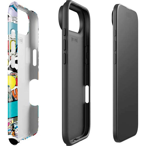 DC Comics Batman Vintage Pose Collage Art iPhone 17 Air Impact Case