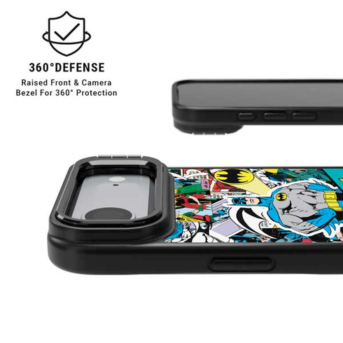 DC Comics Batman Vintage Pose Collage Art iPhone 17 Air Kickstand Case