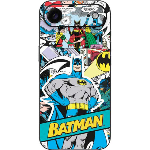 DC Comics Batman Vintage Pose Collage Art iPhone 17 Air Skin