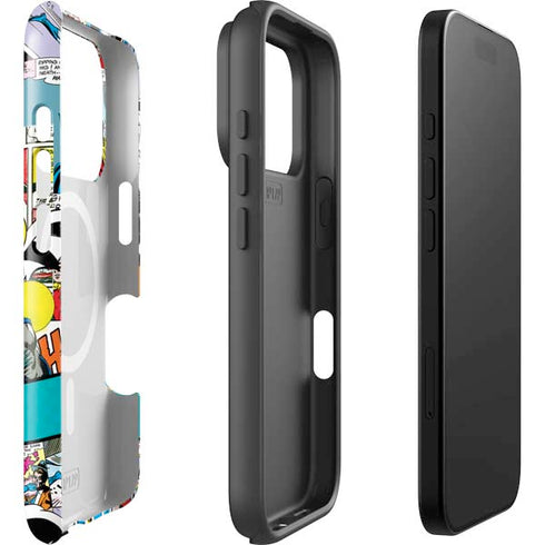 DC Comics Batman Vintage Pose Collage Art iPhone 17 Pro Max Magsafe Impact Case