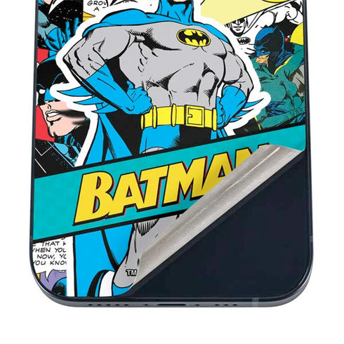 DC Comics Batman Vintage Pose Collage Art iPhone 17 Pro Max Skin