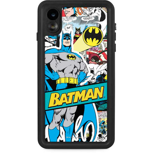 DC Comics Batman Vintage Pose Collage Art iPhone Cases