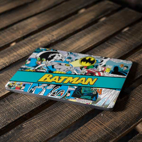 DC Comics Batman Vintage Pose Collage Art Apple MacBook Air Skin