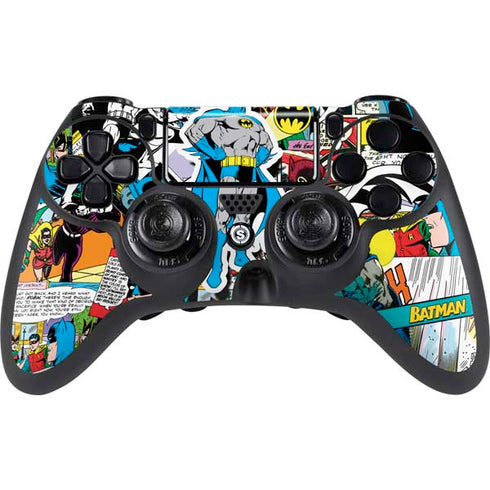 DC Comics Batman Vintage Pose Collage Art PlayStation PS4 Skins
