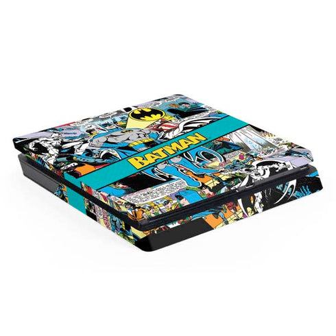 DC Comics Batman Vintage Pose Collage Art PlayStation PS4 Skins