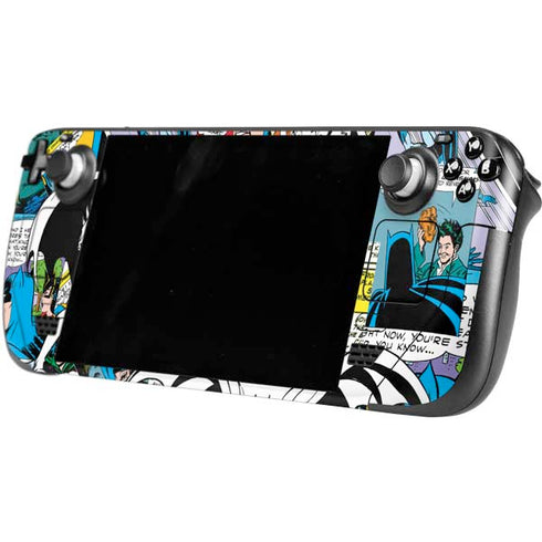 DC Comics Batman Vintage Pose Collage Art Steam Deck Handheld Gaming Computer Skin