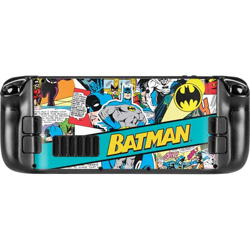 DC Comics Batman Vintage Pose Collage Art Steam Deck Handheld Gaming Computer Skin