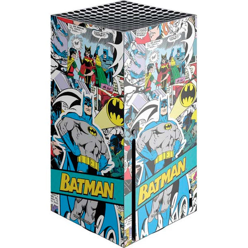 DC Comics Batman Vintage Pose Collage Art Xbox Series X Skins