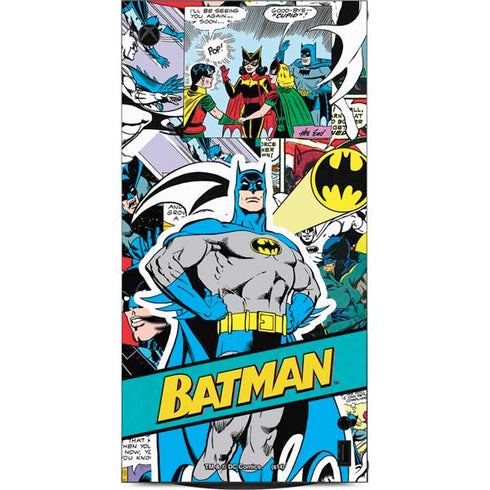 DC Comics Batman Vintage Pose Collage Art XBox Series X Digital Edition Console Skin