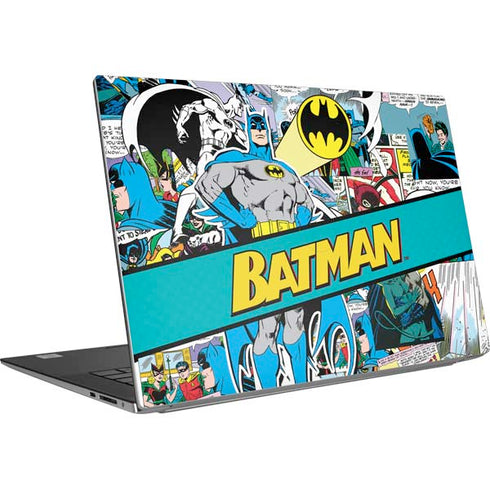 DC Comics Batman Vintage Pose Collage Art Dell XPS Skin