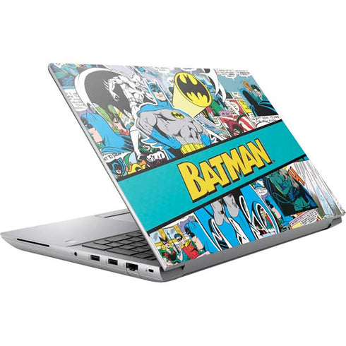 DC Comics Batman Vintage Pose Collage Art HP ZBook Fury 16 G10 Skin