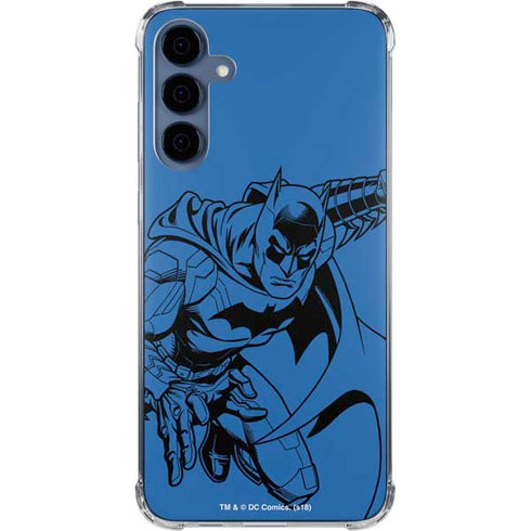DC Comics Batman Comic Pop Galaxy A55 5G Clear Case