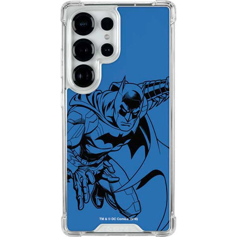 DC Comics Batman Comic Pop Galaxy S25 Ultra Clear Case