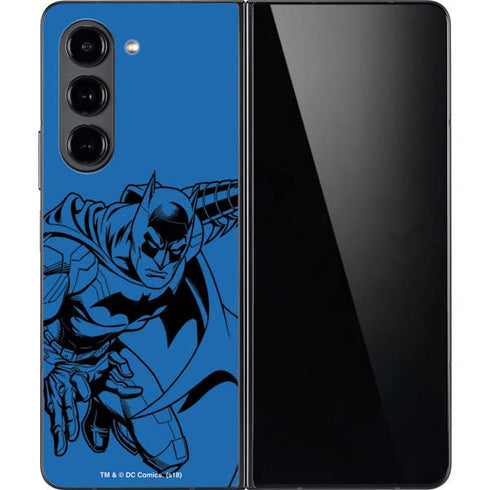 DC Comics Batman Comic Pop Galaxy Z Fold5 5G Skin