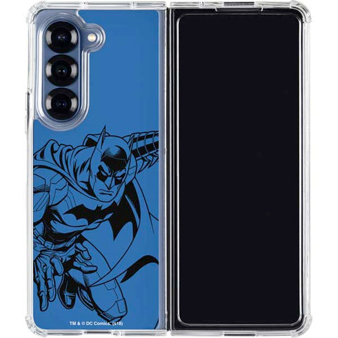 DC Comics Batman Comic Pop Galaxy Z Fold6 Clear Case