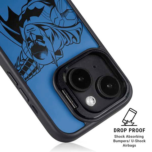 DC Comics Batman Comic Pop iPhone 15 Kickstand Case