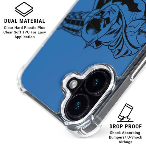 DC Comics Batman Comic Pop iPhone 16 Clear Case