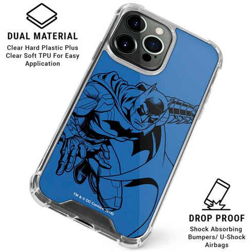 DC Comics Batman Comic Pop iPhone 16 Pro Max Clear Case