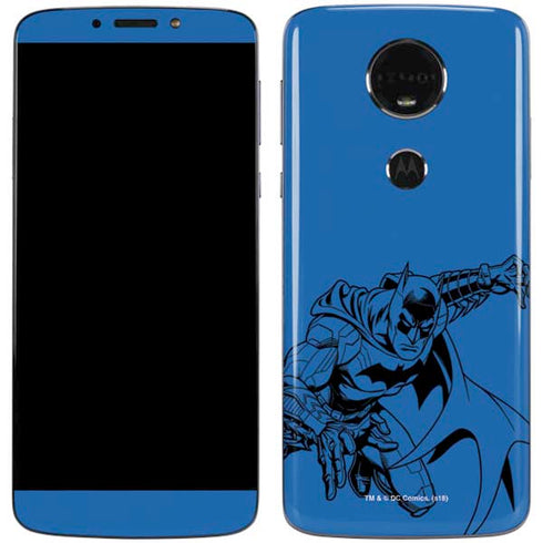 DC Comics Batman Comic Pop Moto E5 Plus Skin