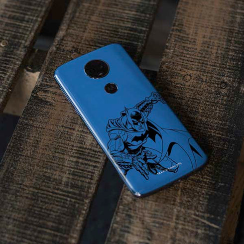 DC Comics Batman Comic Pop Moto E5 Plus Skin