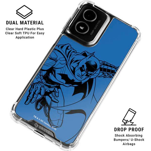 DC Comics Batman Comic Pop Moto G Power 5G (2024) Clear Case