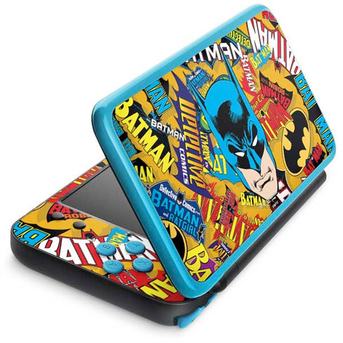 DC Comics Batman Mask Vintage Pattern Nintendo Skins