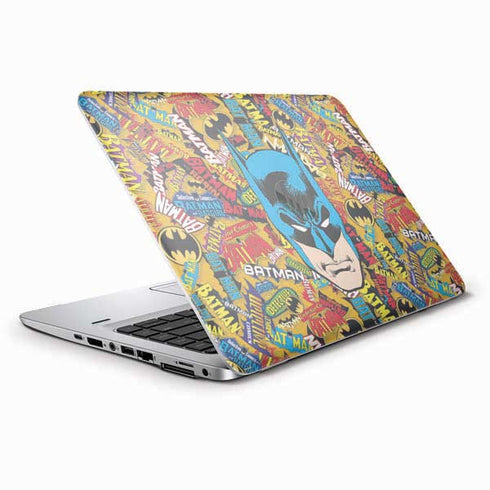 DC Comics Batman Mask Vintage Pattern HP Elitebook Skin